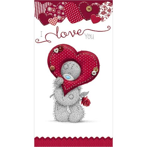 Looking through Heart Me to You Bear Valentine's Day Card £2.19